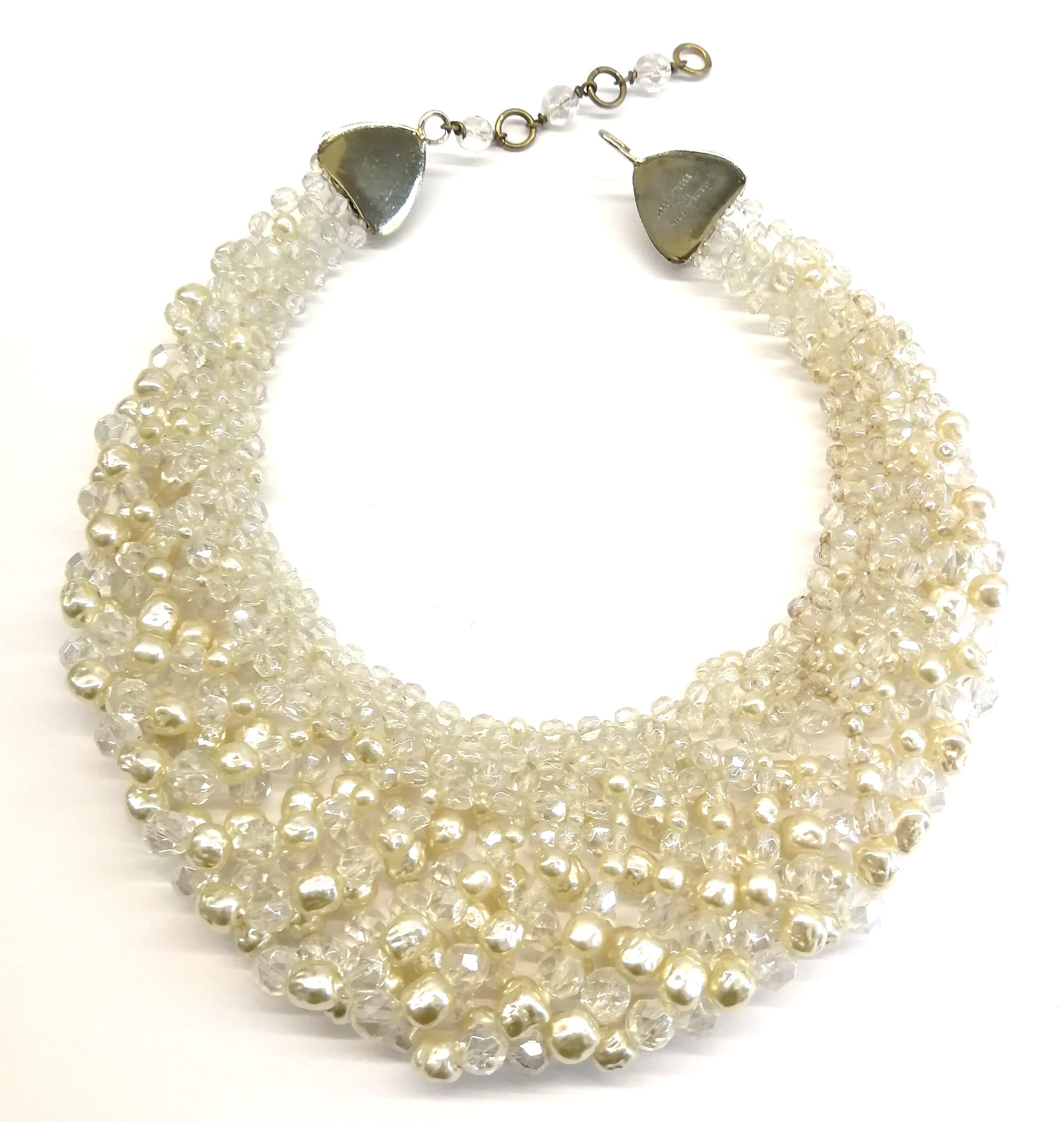 half bead half pearl necklace