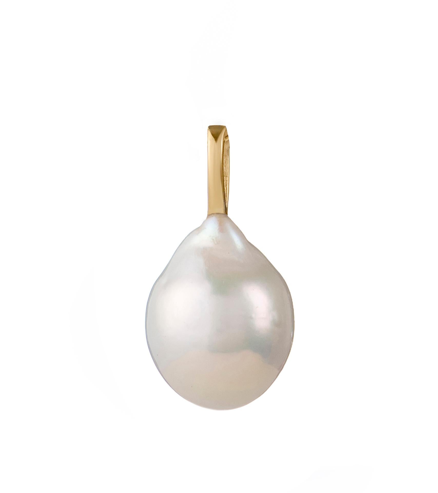 Breloque perle baroque, or 18 carats Neuf - En vente à Nicosia, CY