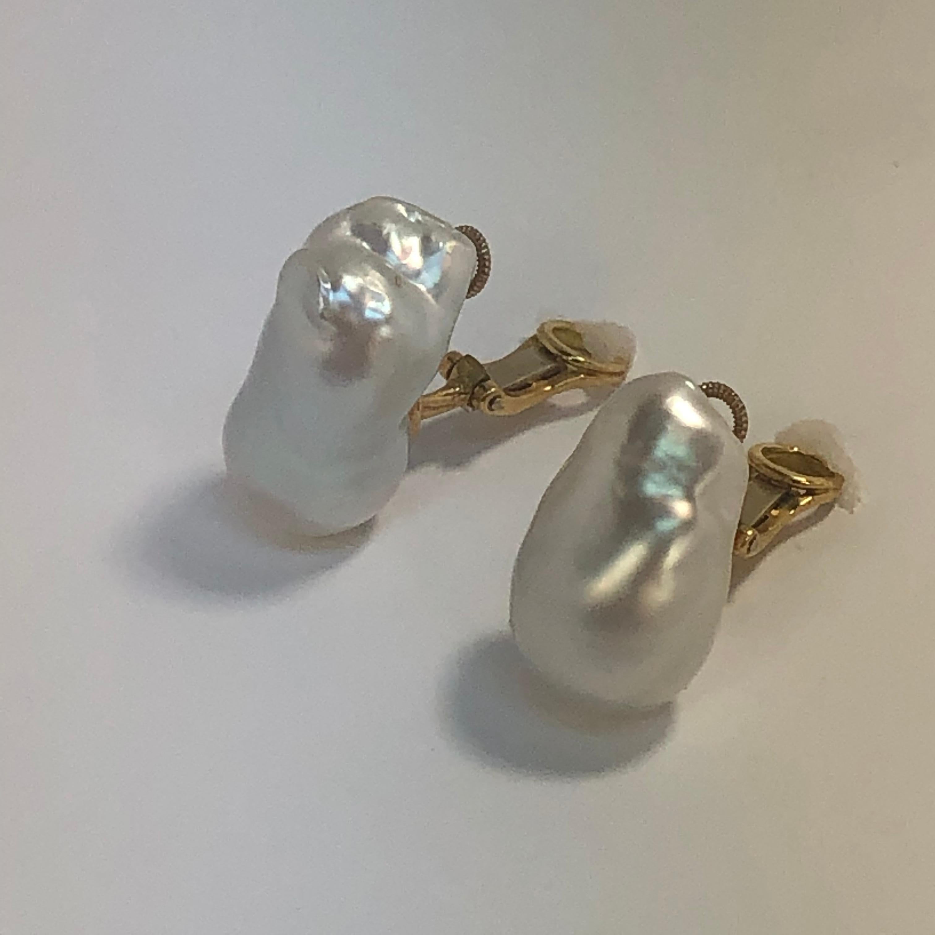 Baroque Pearl Earrings 1