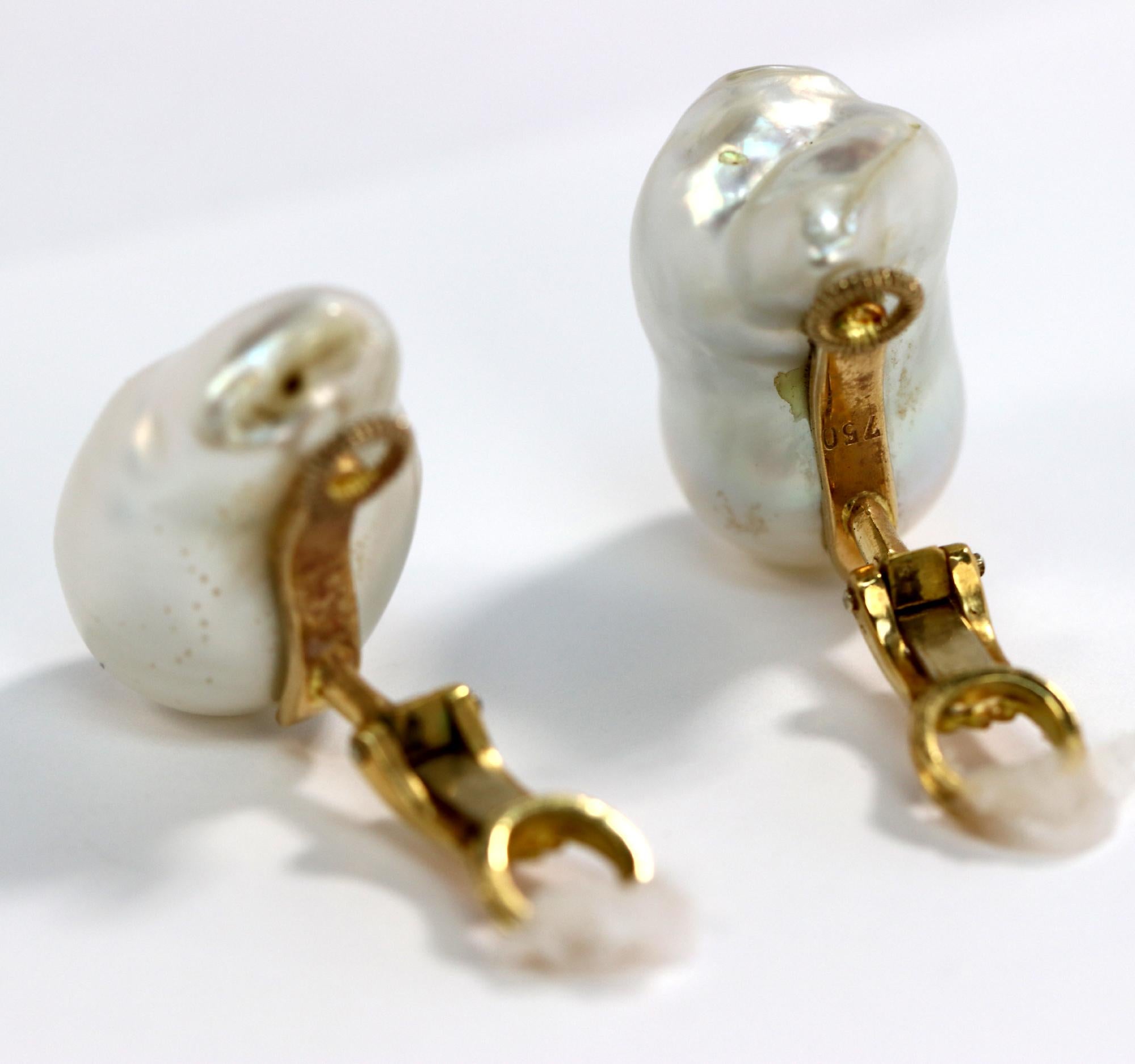Baroque Pearl Earrings 3