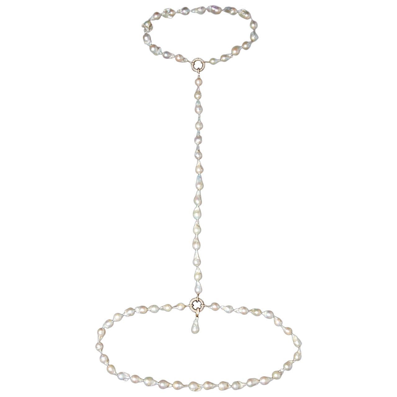 Baroque Pearl Harness 4 in 1! For Sale