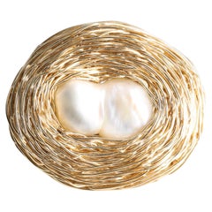 Einzigartiger Barockperlen-Cocktail-Statement-Ring XL von der Künstlerin