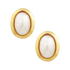 Baroque Pearl Statement Earrings by Ciner, 1980s