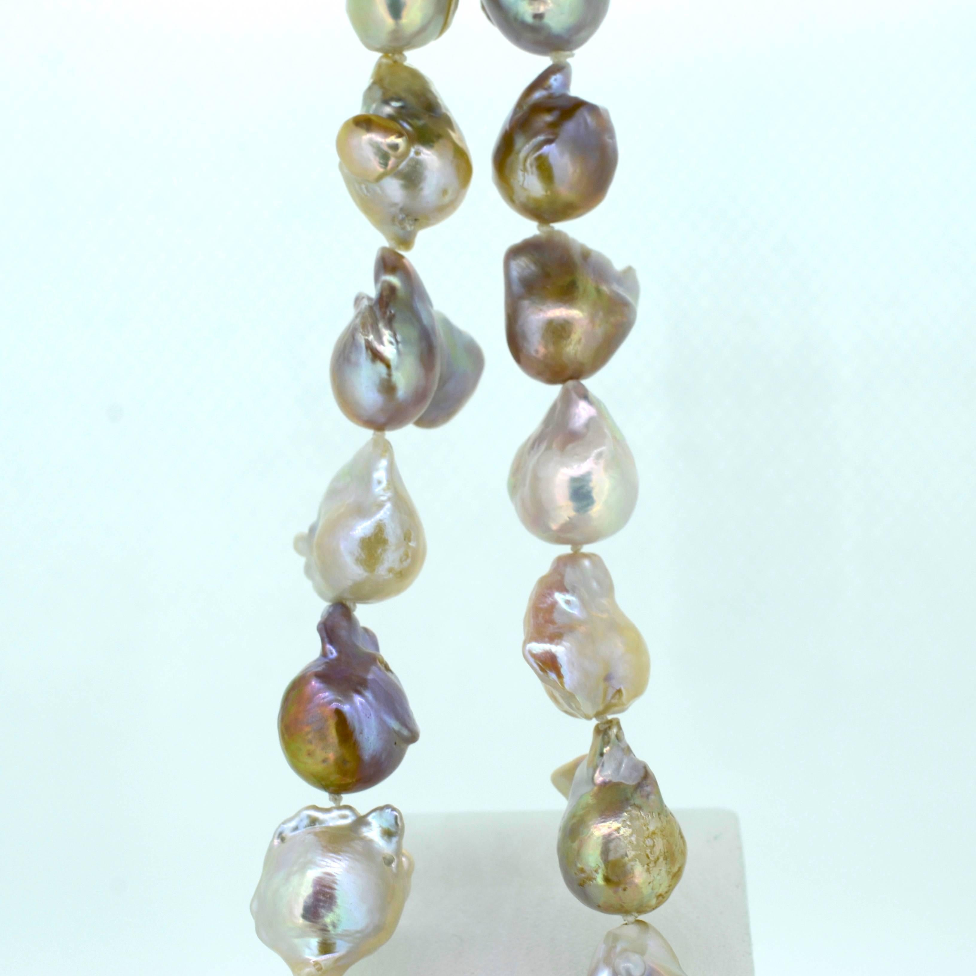 Baroque Pearl Strand For Sale 6