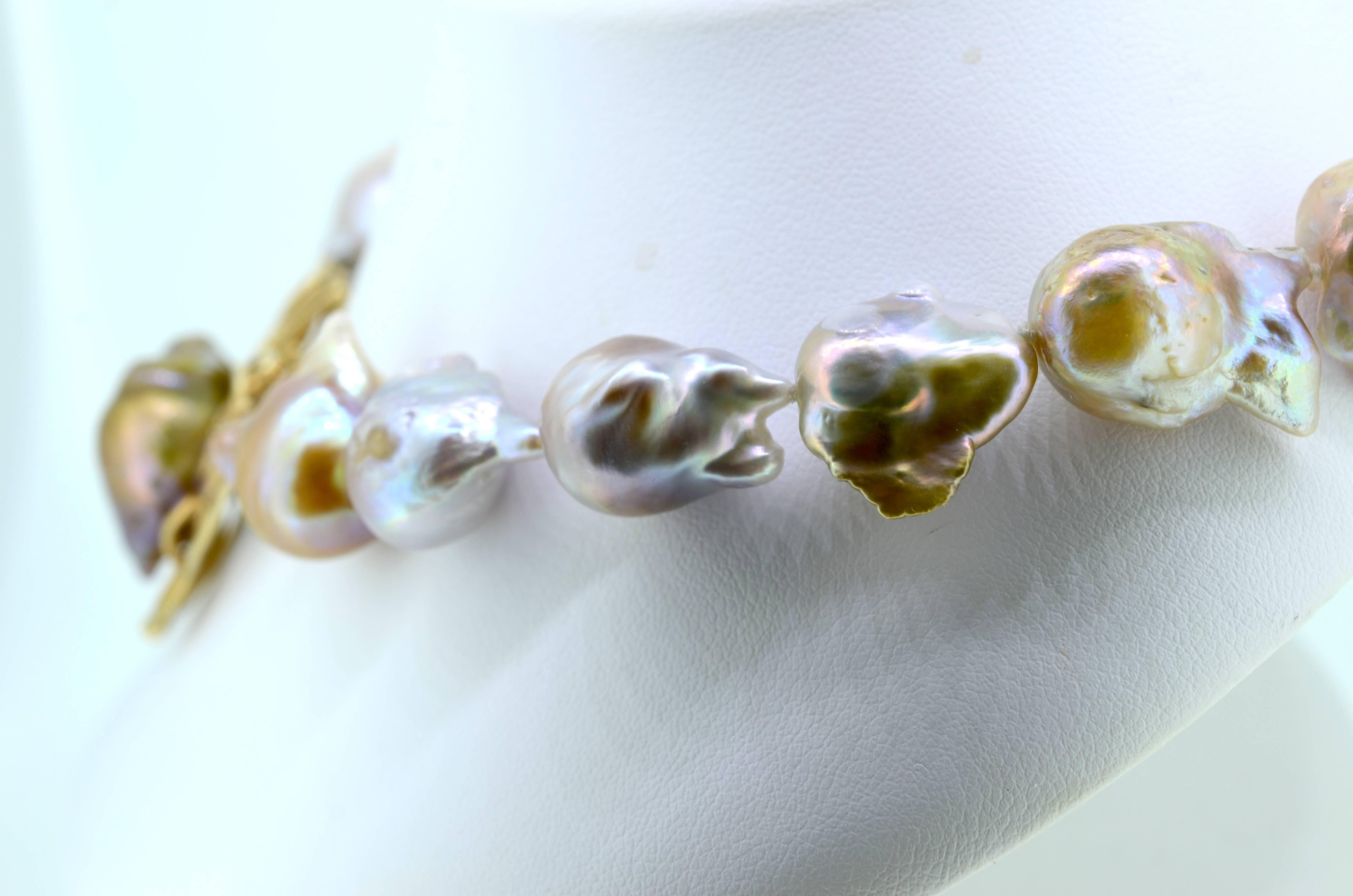 Baroque Pearl Strand In New Condition For Sale In Highlands, NC