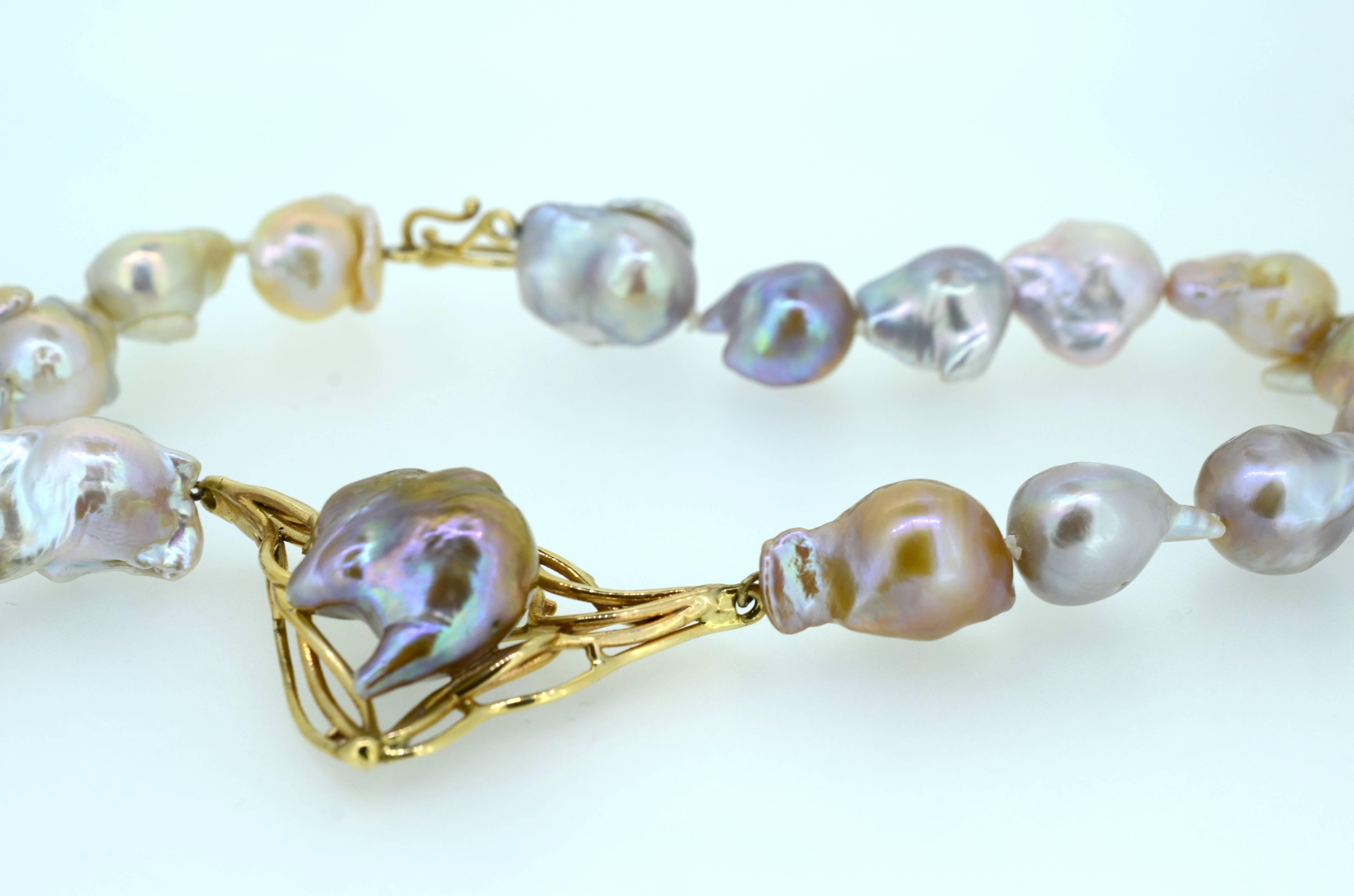 Women's Baroque Pearl Strand For Sale
