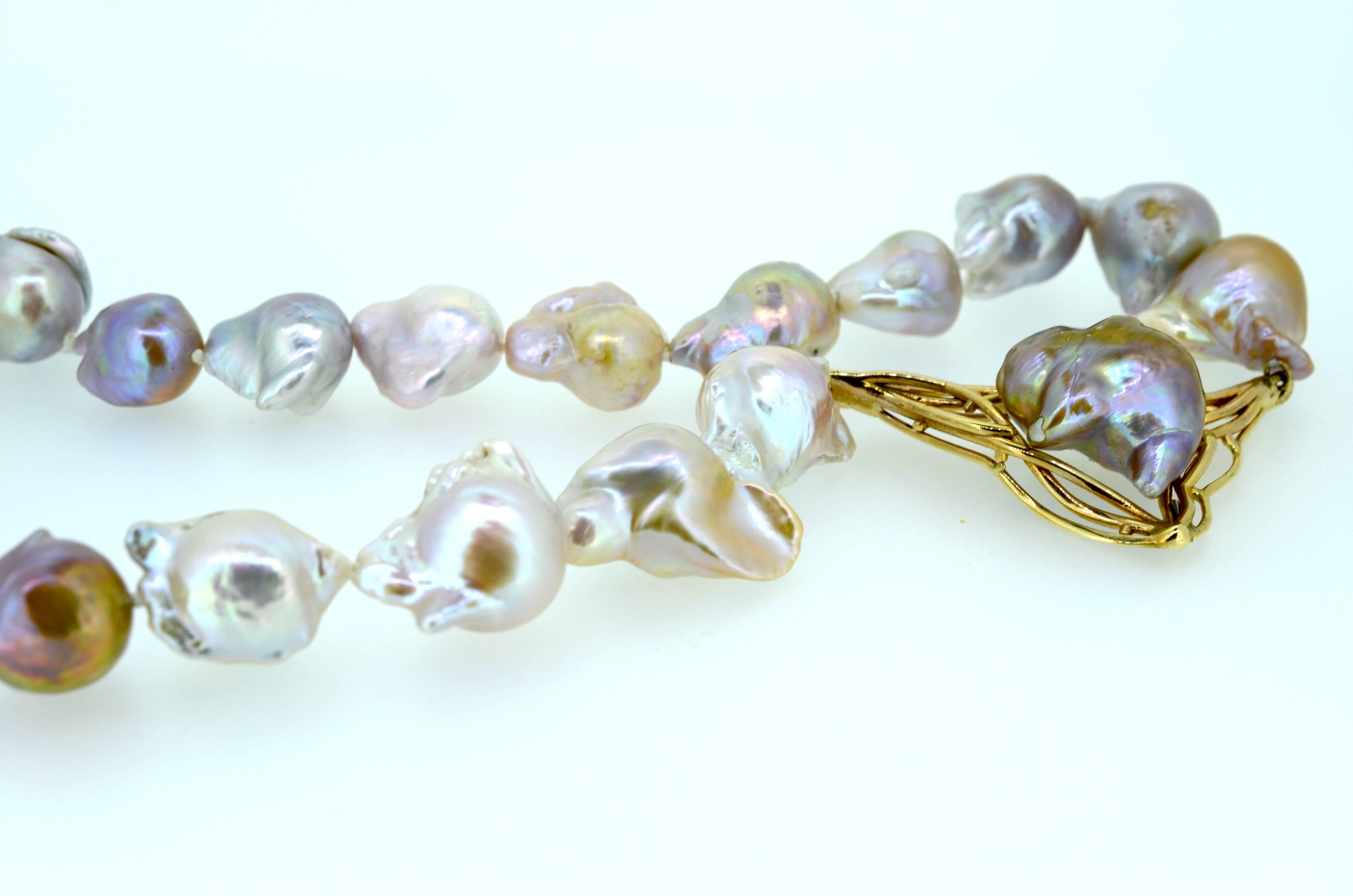 Baroque Pearl Strand For Sale 1