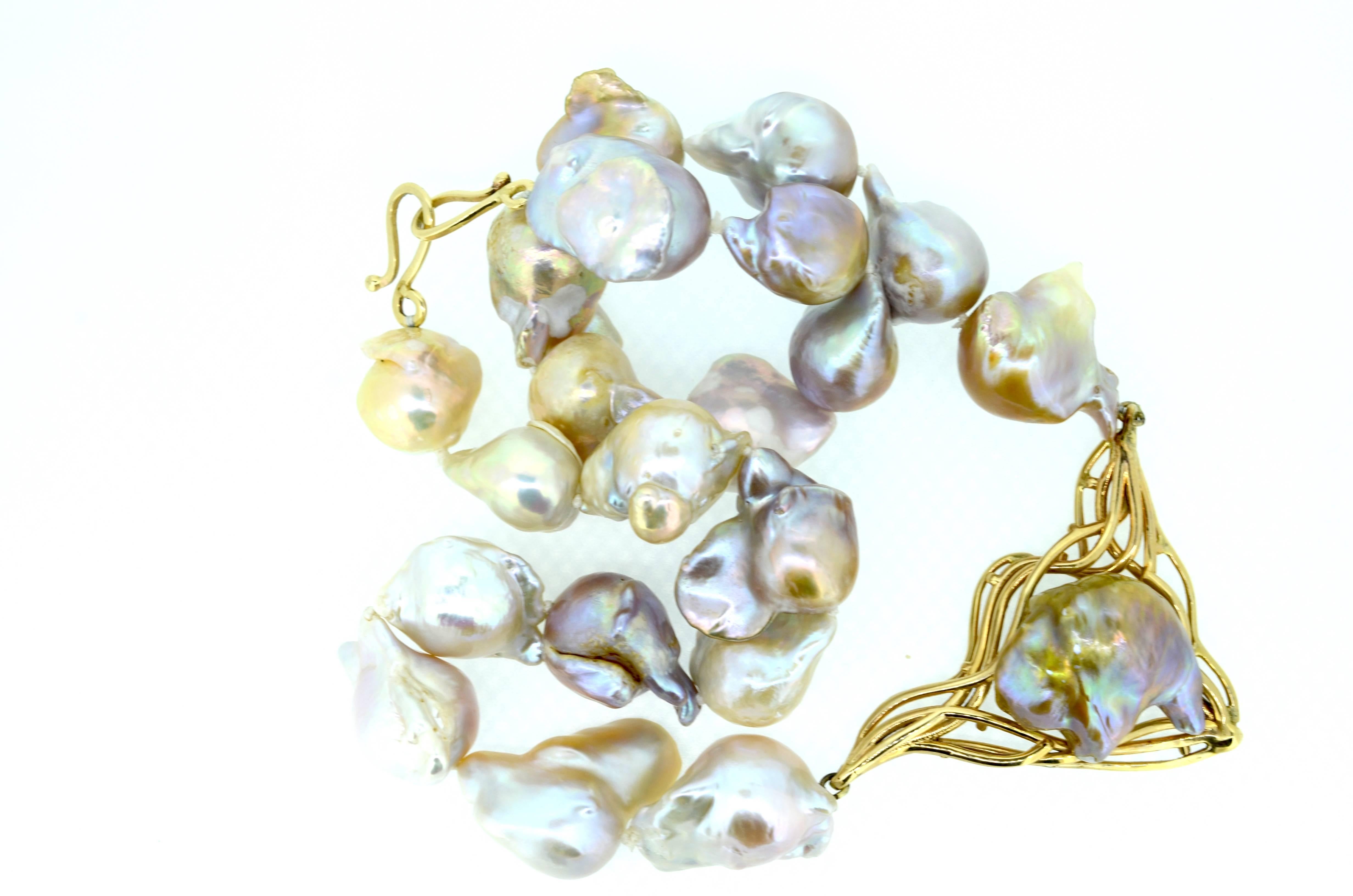 Baroque Pearl Strand For Sale 2