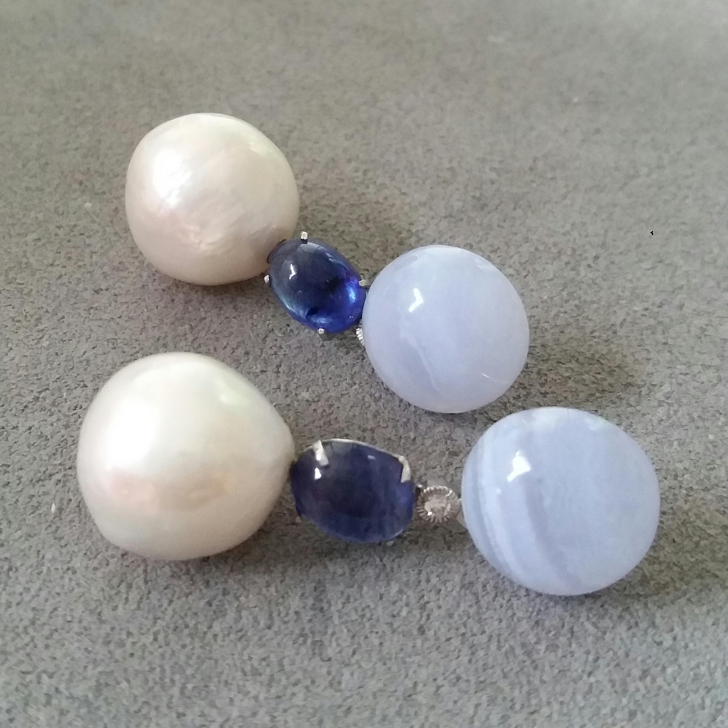 blue baroque pearls
