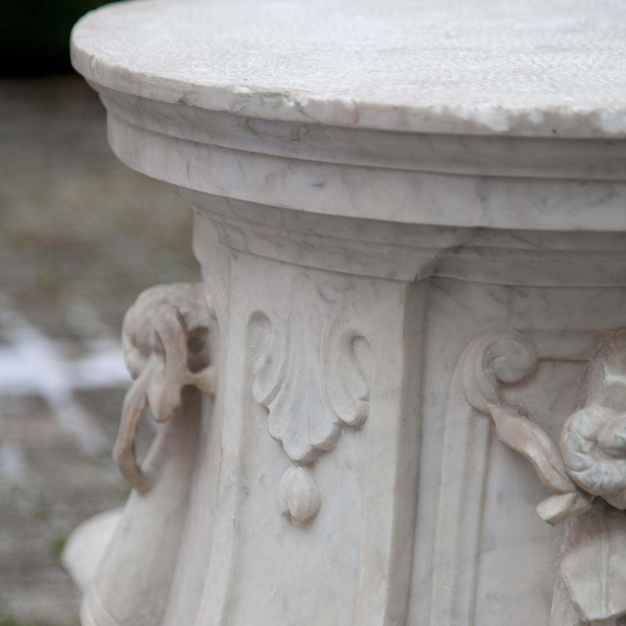 18th Century Baroque Pedestal, Vienna, circa 1780