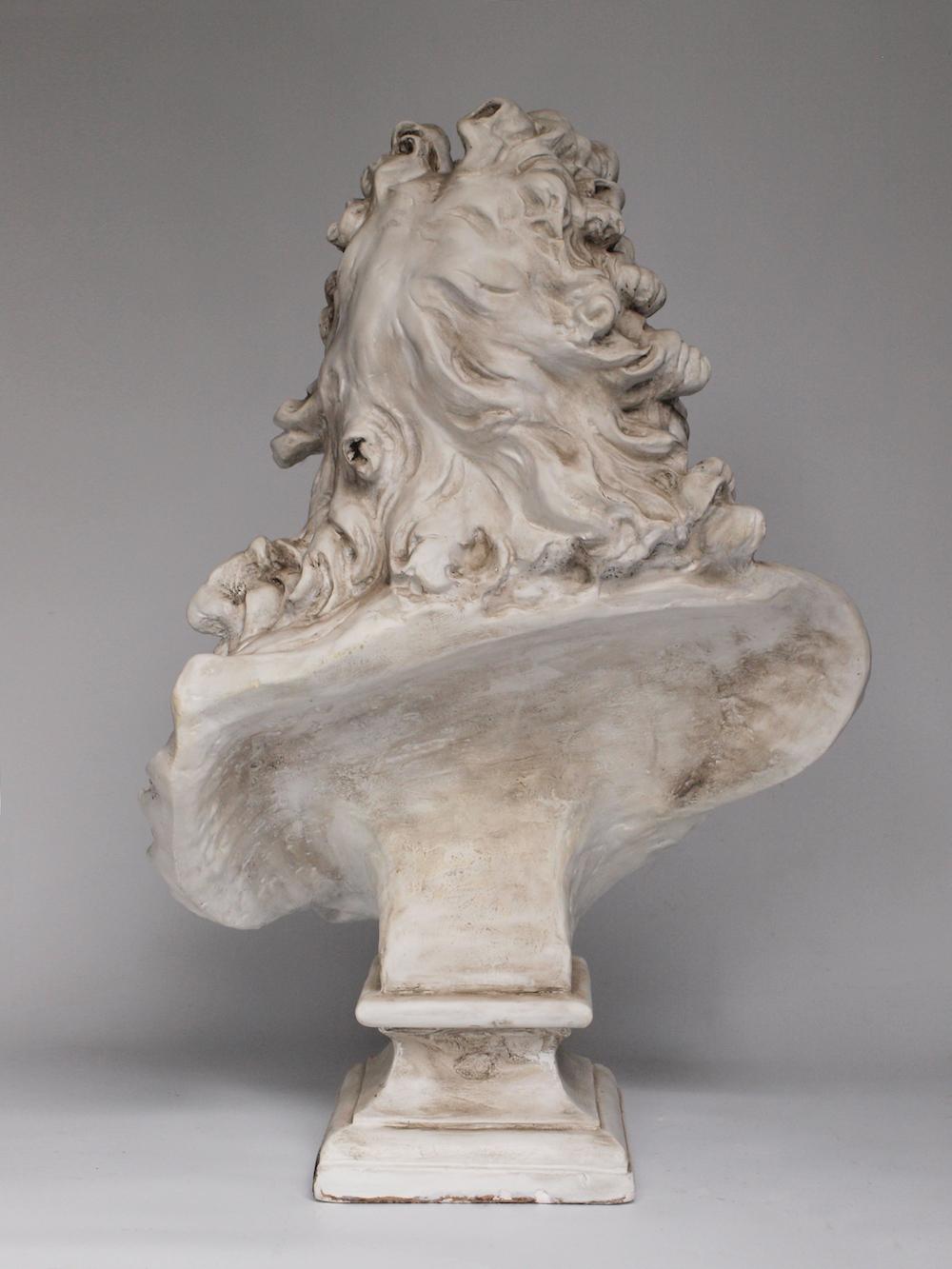 Cast Baroque Plaster Bust