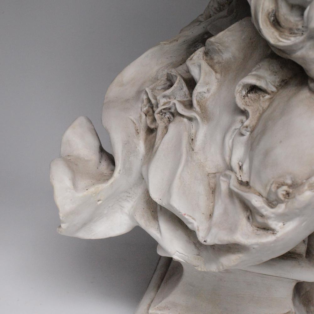 19th Century Baroque Plaster Bust
