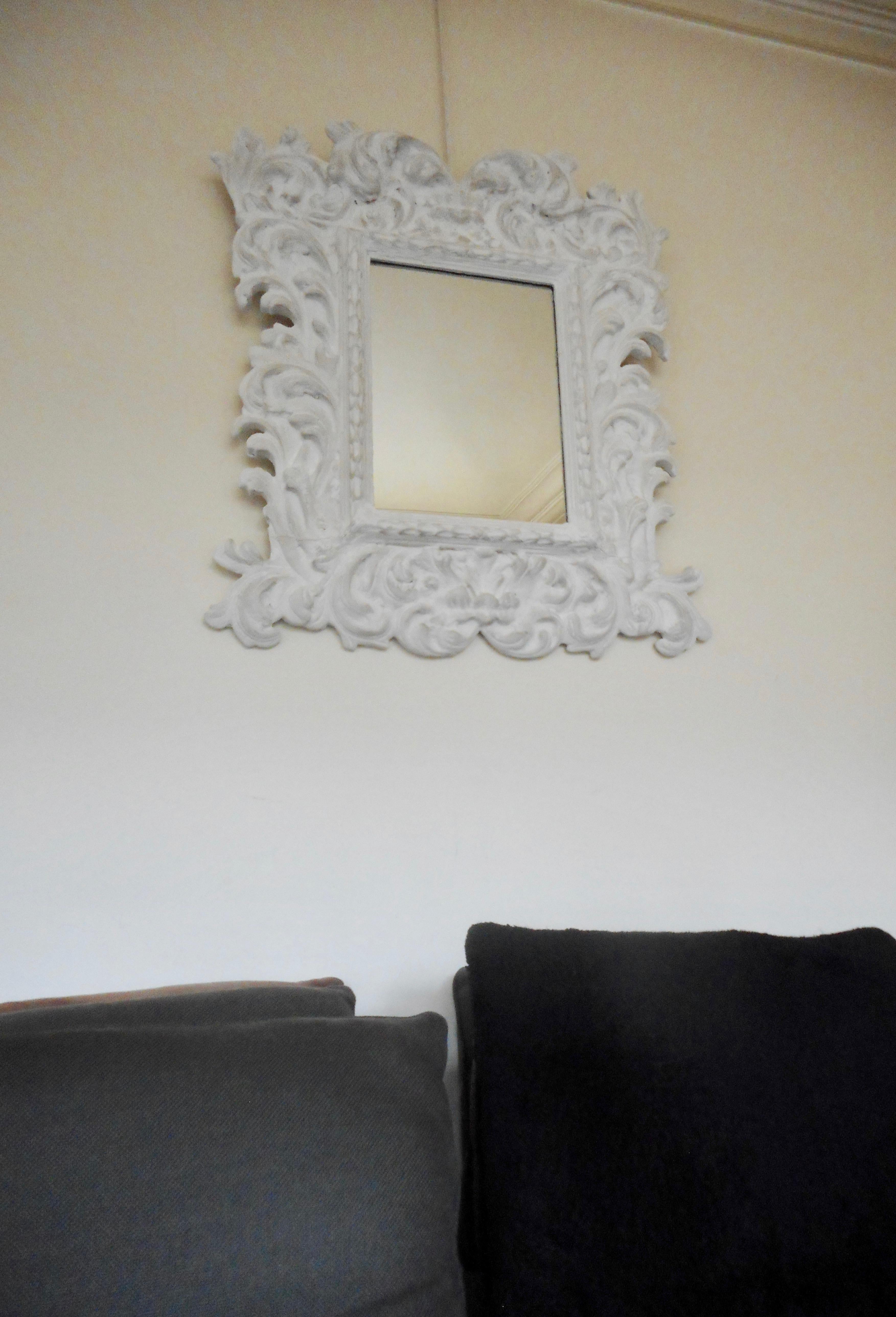 Baroque Plaster Mirror in the Style of Serge Roche, France, 1950 1