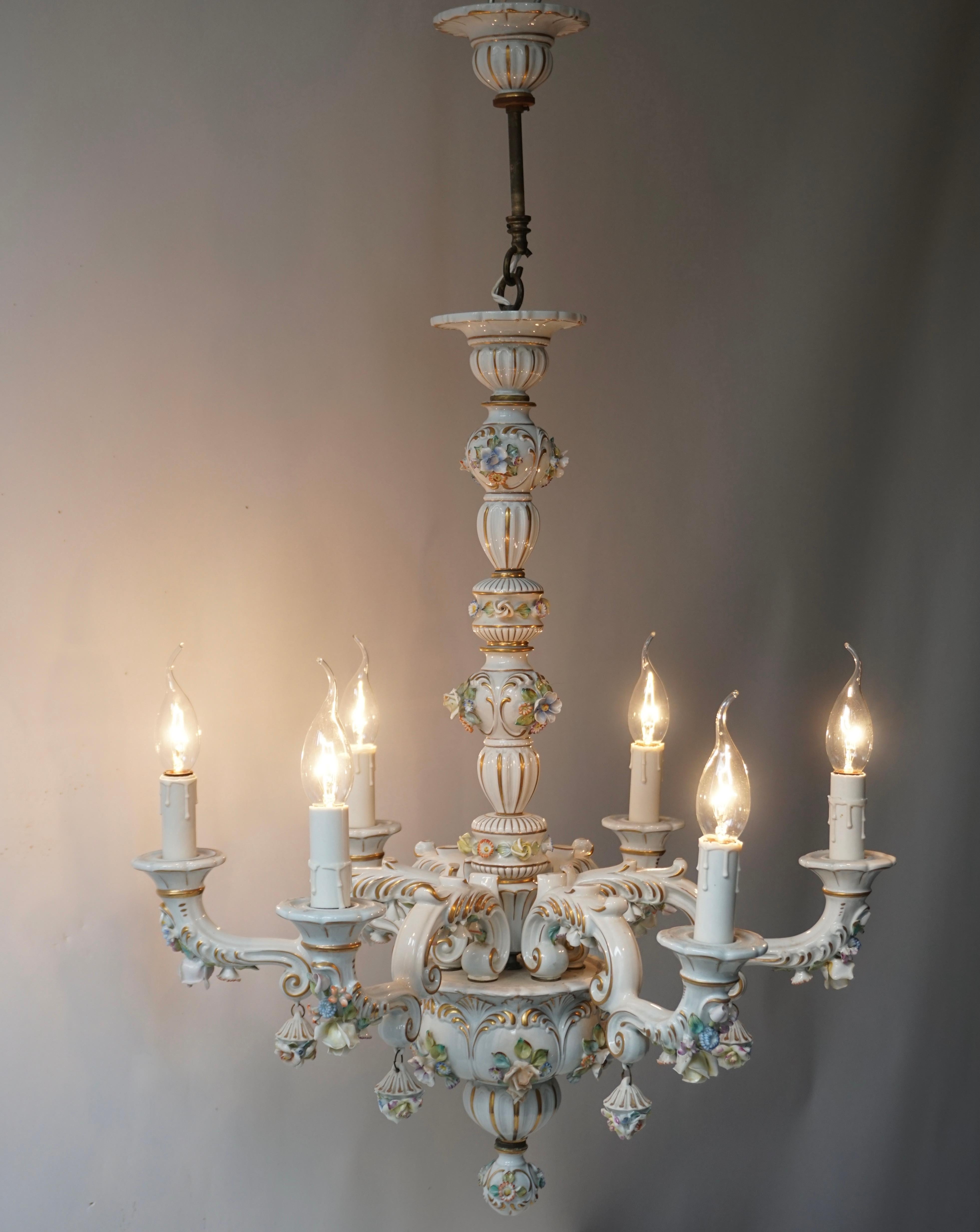 porcelain chandeliers
