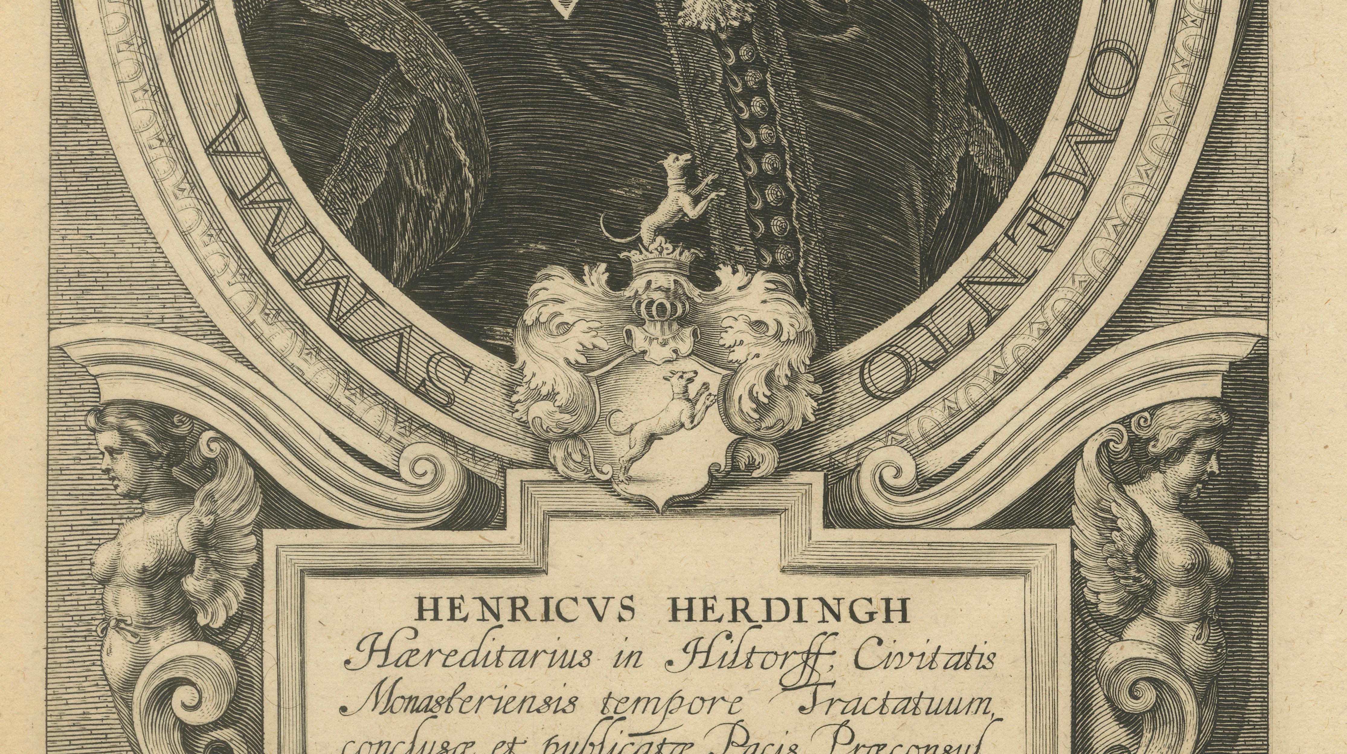 Baroque Portrait Henricus Herdingh, Peace of Westphalia Diplomat, c.1650