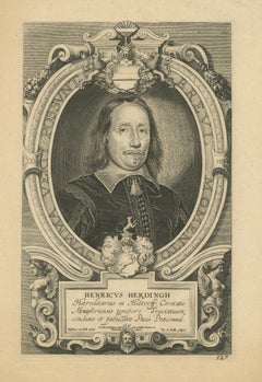 Baroque Portrait Henricus Herdingh, Peace of Westphalia Diplomat, c.1650
