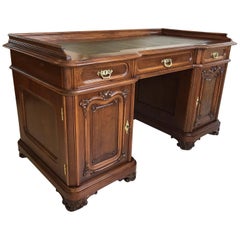 Baroque Revival Desk with Ornamentations