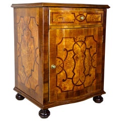 Baroque Revival Marquetry Half Cabinet, Austria, circa 1890