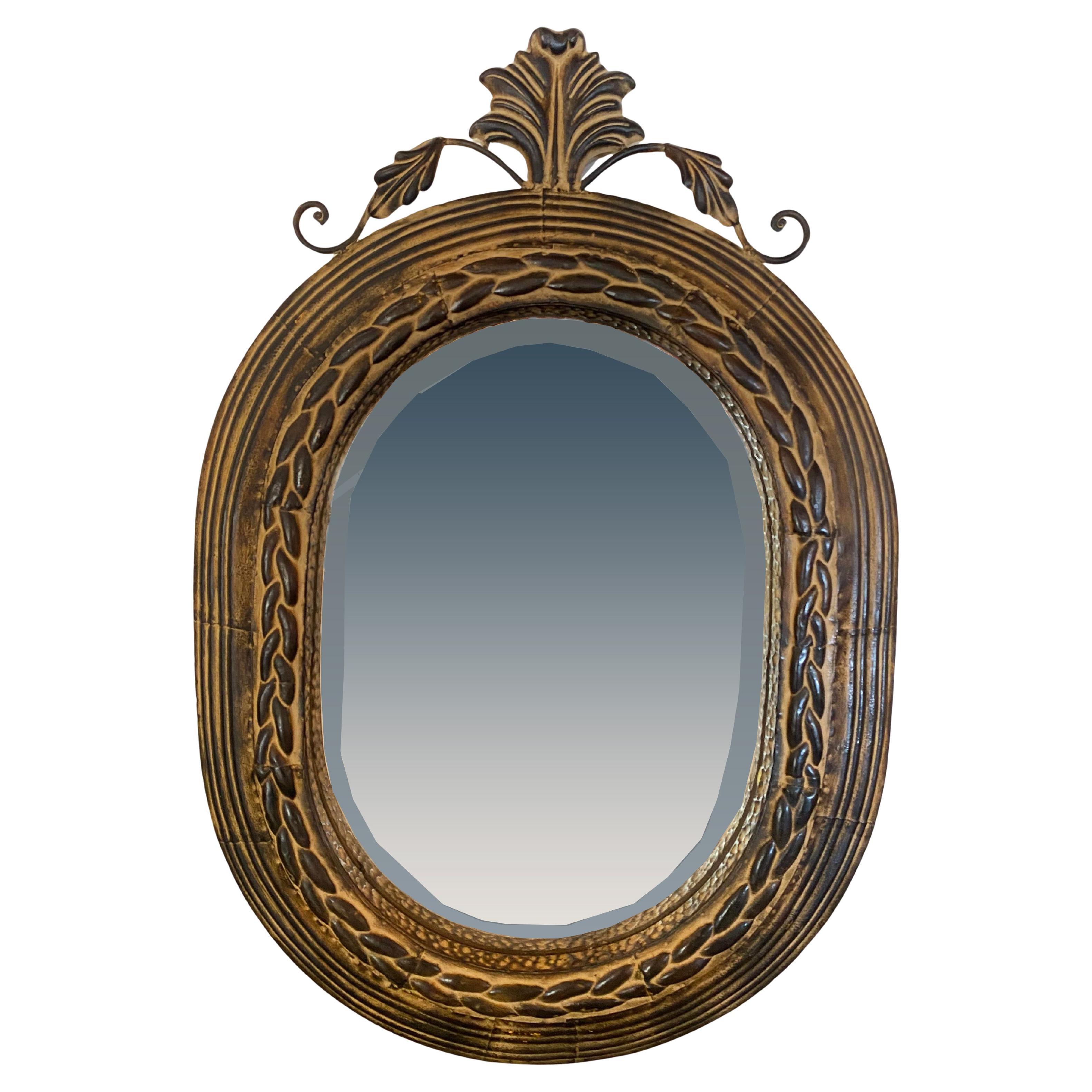 Baroque Revival Metal Frame Wall Mirror