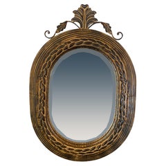Baroque Revival Metal Frame Wall Mirror