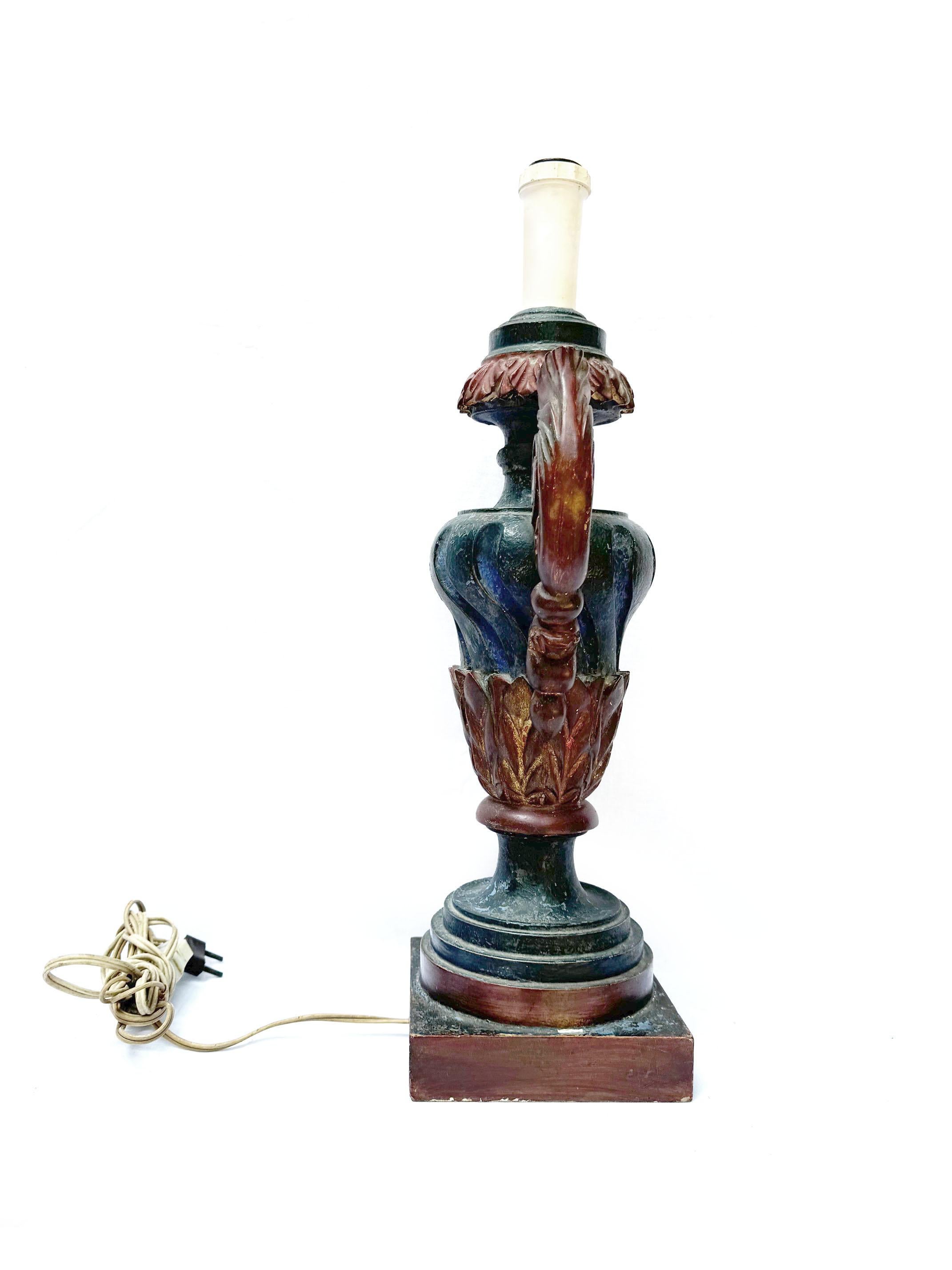 Lampe de table néo-baroque, vers 1960 en vente 1