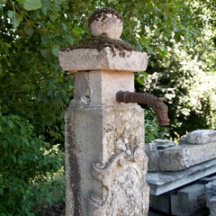 Baroque Sandstone Fountain Column, German, Dated 1744