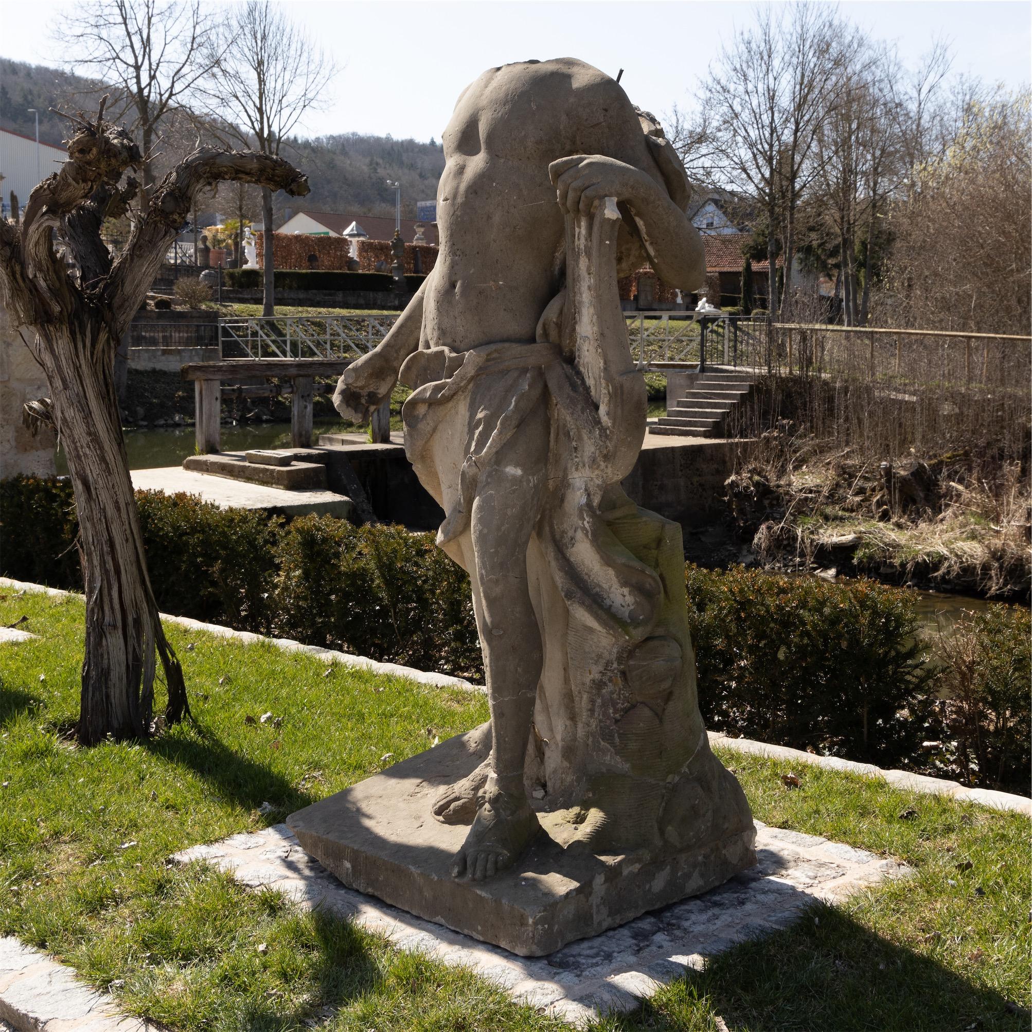 Barocke Sandstein-Skulptur, 18. Jahrhundert im Angebot 2