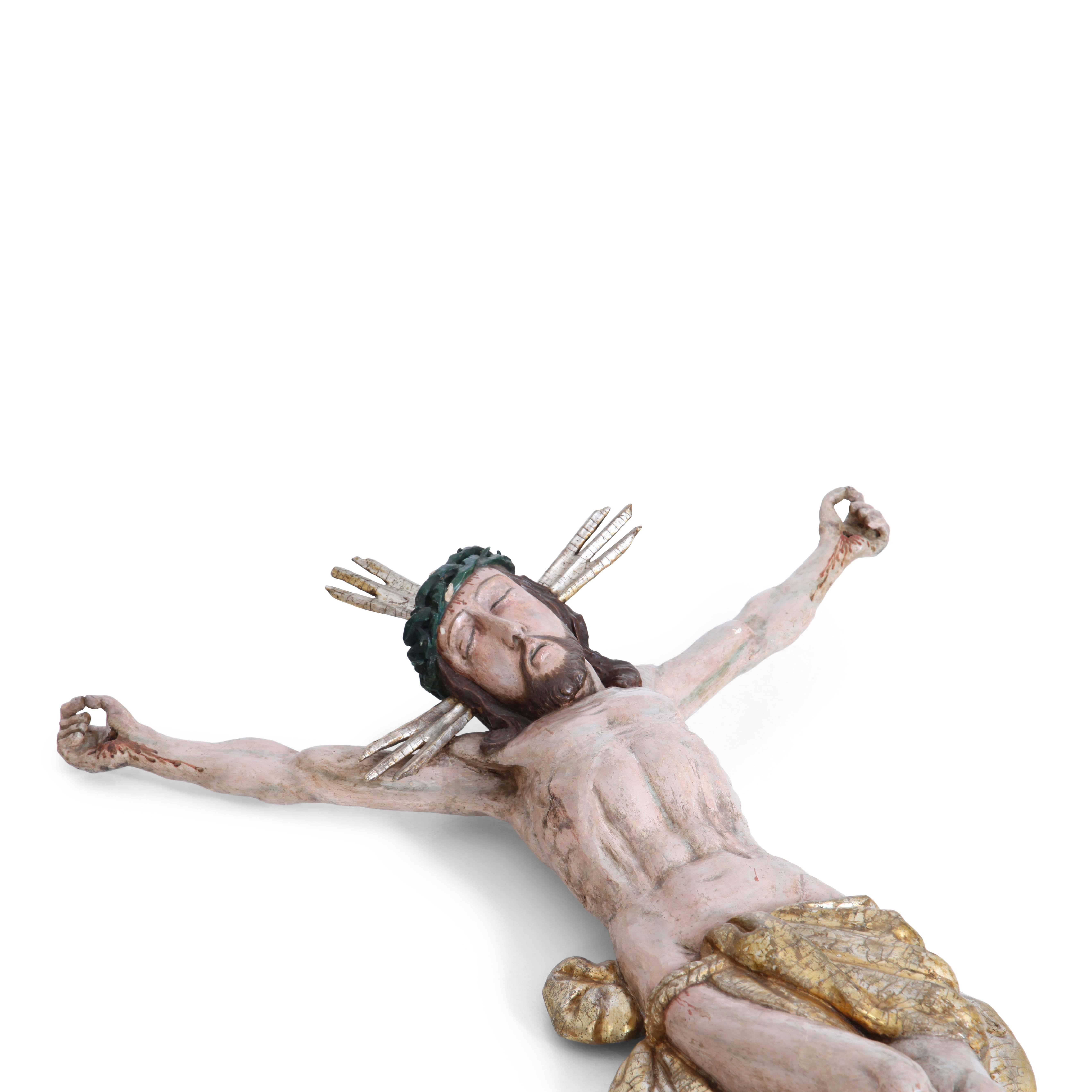 Escultura barroca de Jesucristo, Alemania, siglo XVIII Alemán