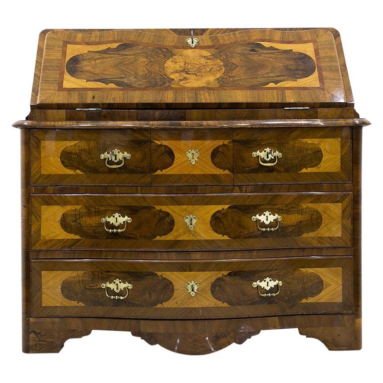 Baroque Secretaire, Germany, circa 1780 For Sale