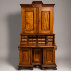 Baroque Secretaire in Ash Wood, North German c. 1720