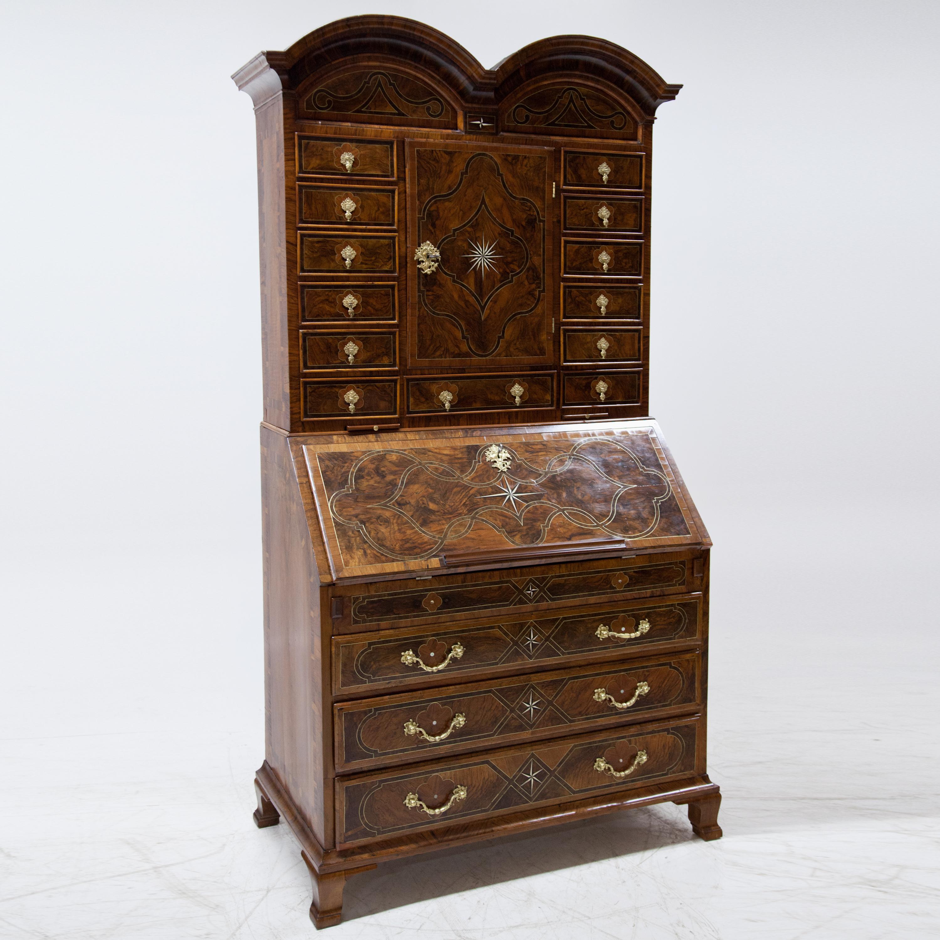 German Baroque Secretaire, Probably Saxony First Half of the 18th Century