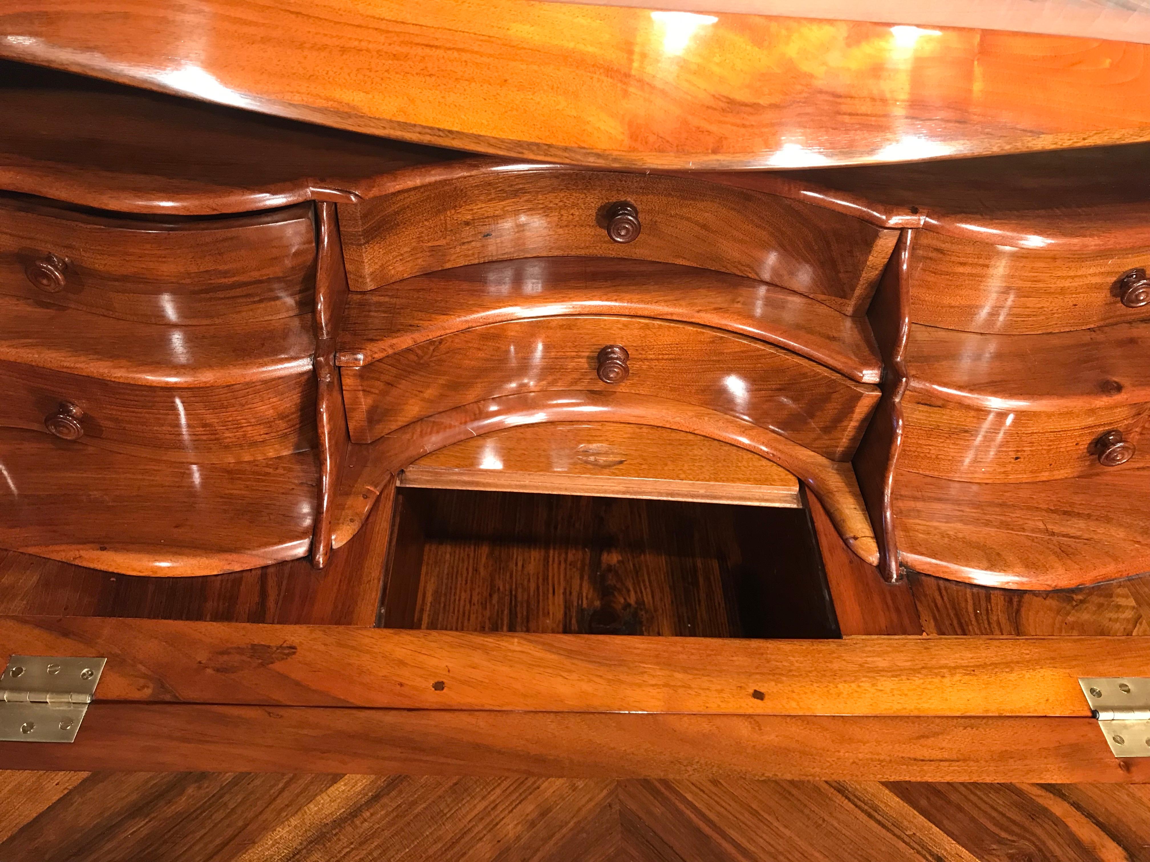 Baroque Secretary Desk, Germany 1750, walnut 2