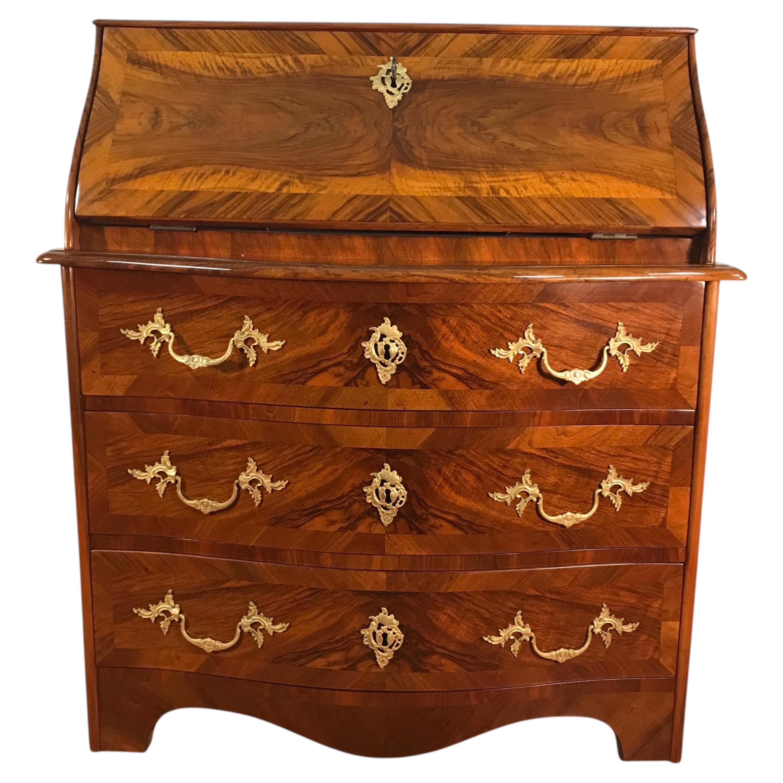 Secrétaire baroque, Suisse 1750 en vente