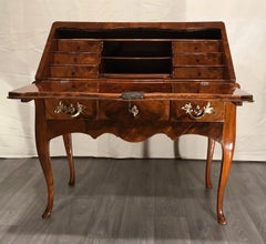 Baroque Secretary Desk, Switzerland 1750, Walnut