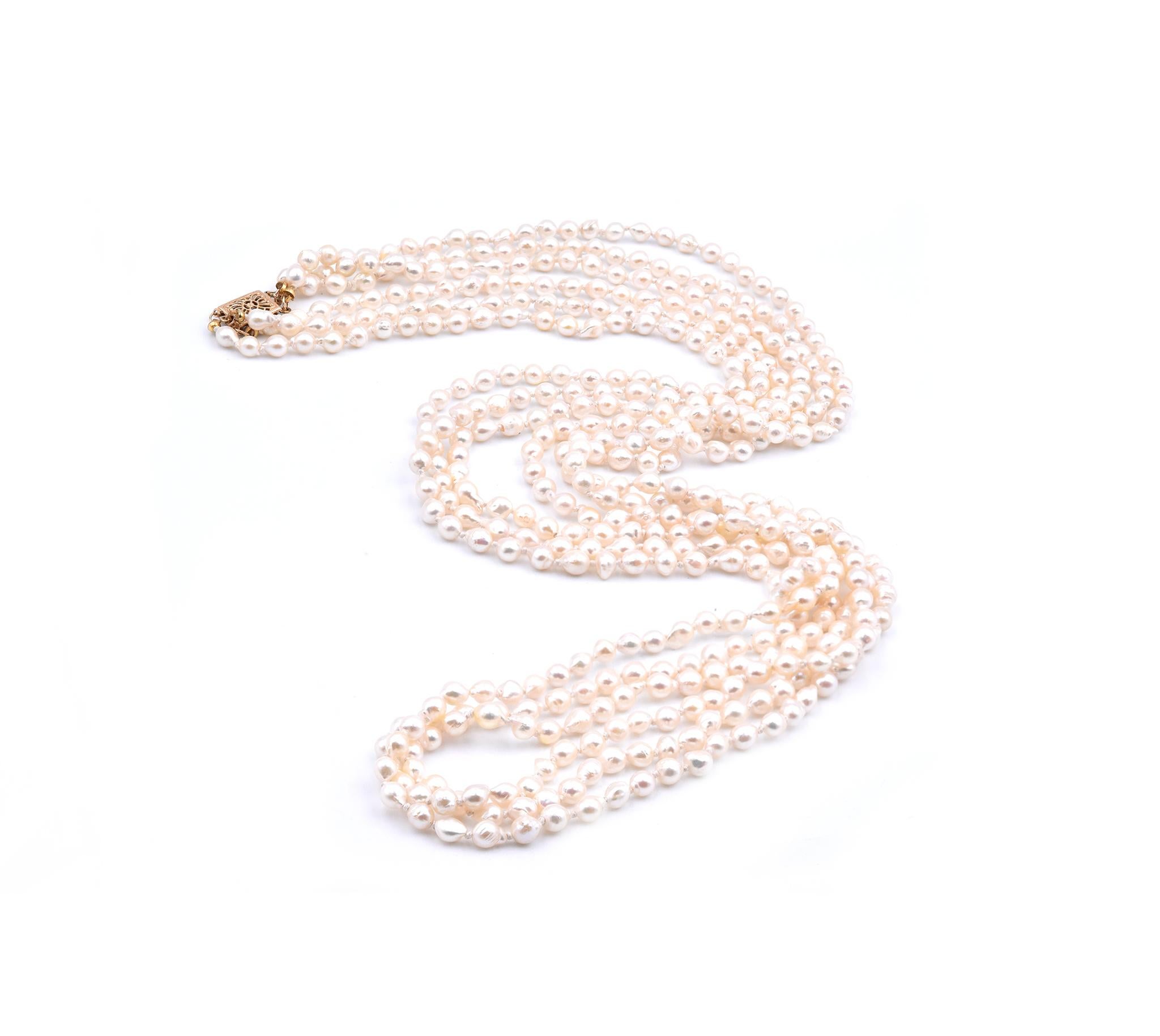 triple necklace clasp