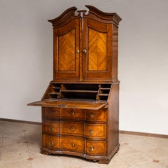 Baroque Slant-Front Secretary Desk, Mid-18th Century
