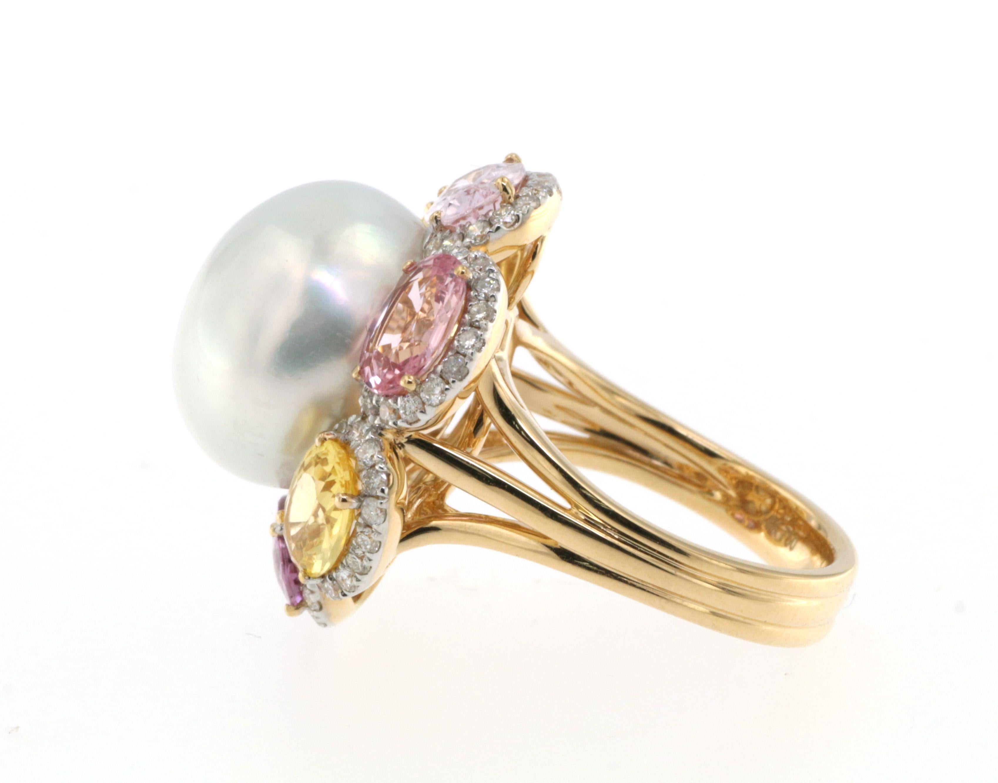 multiple pearl ring