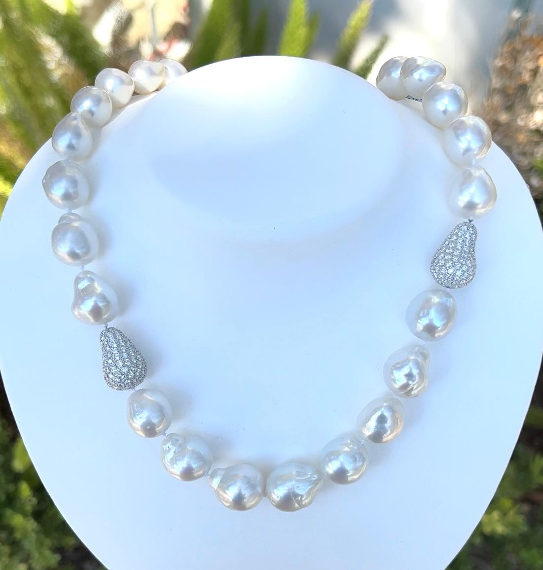 baroque south sea pearl necklace