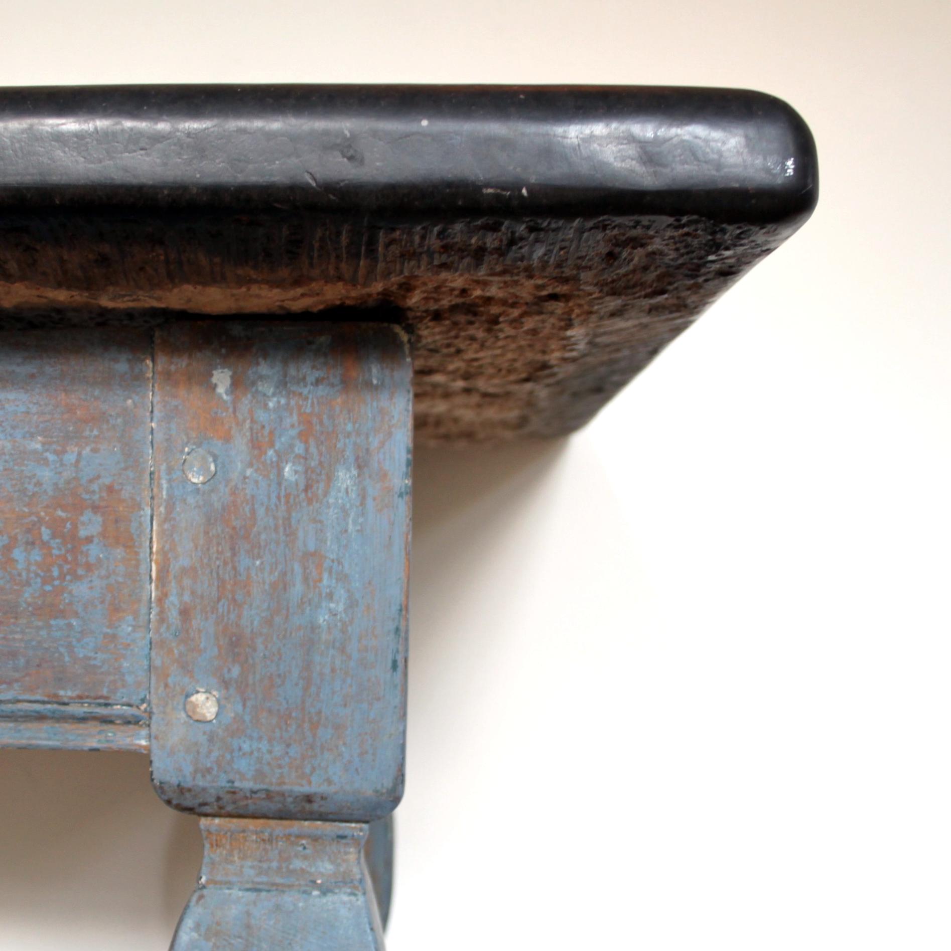 Baroque Stone Top Table, Sweden, 18th Century In Good Condition In Copenhagen, DK