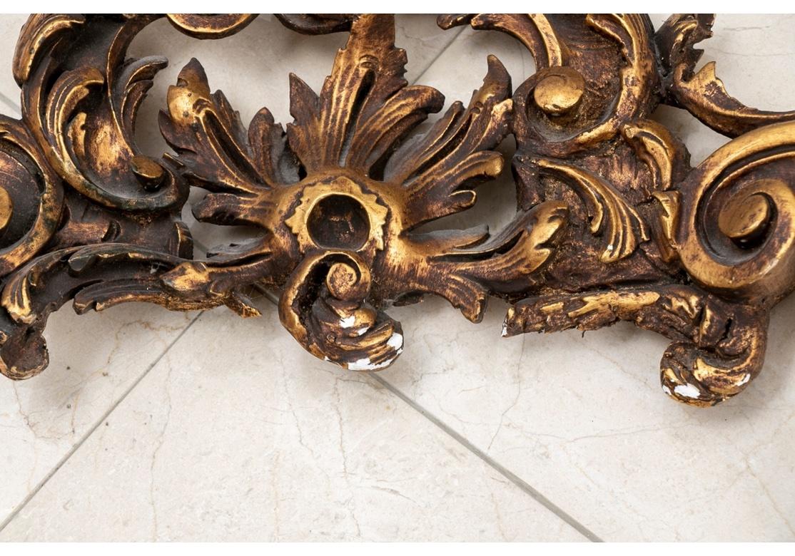 Barocke Stil 19. Jahrhundert geschnitzt vergoldet Wood Spiegel und passende Konsole im Angebot 9