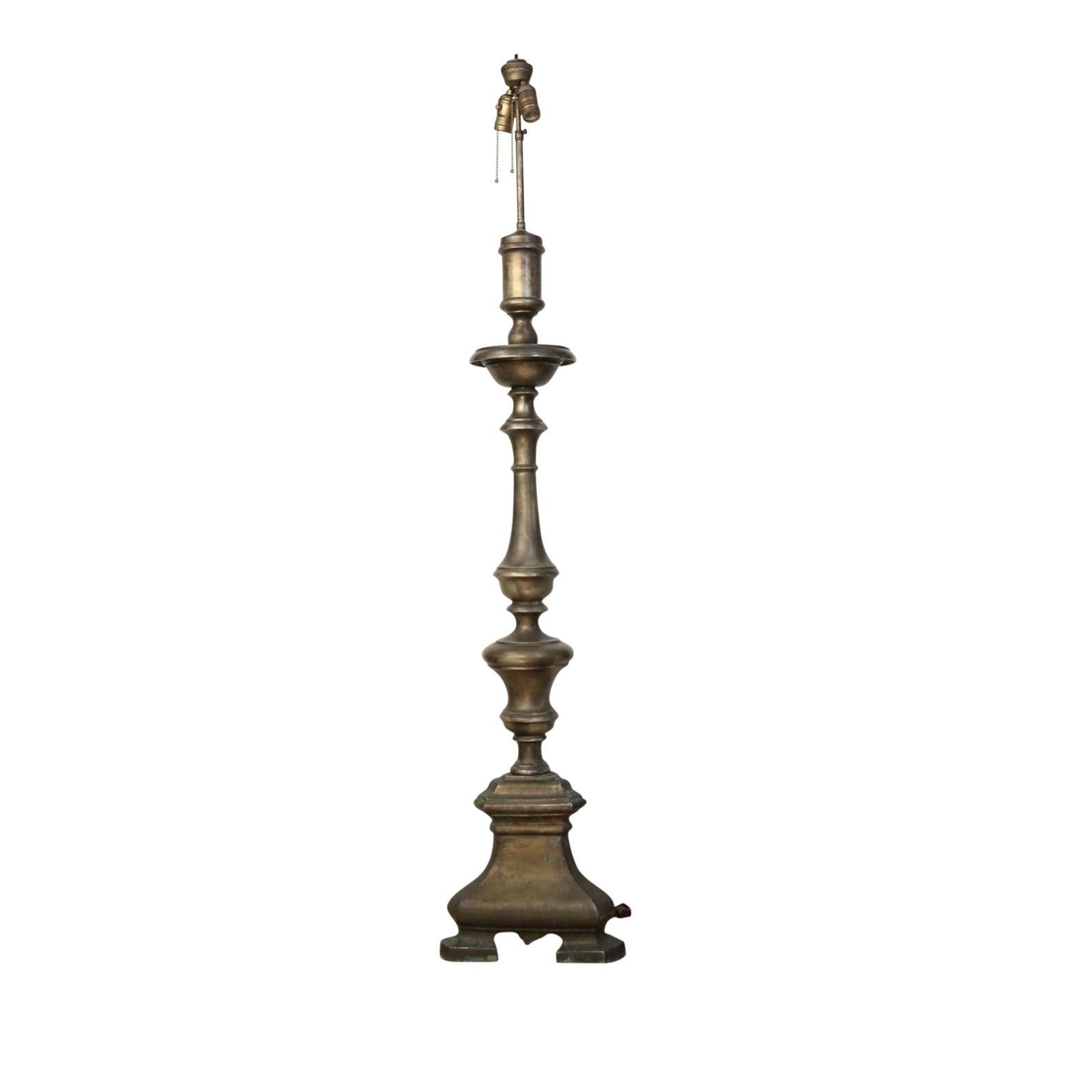 Antique, Baroque-Style Belgian Floor Lamp 4