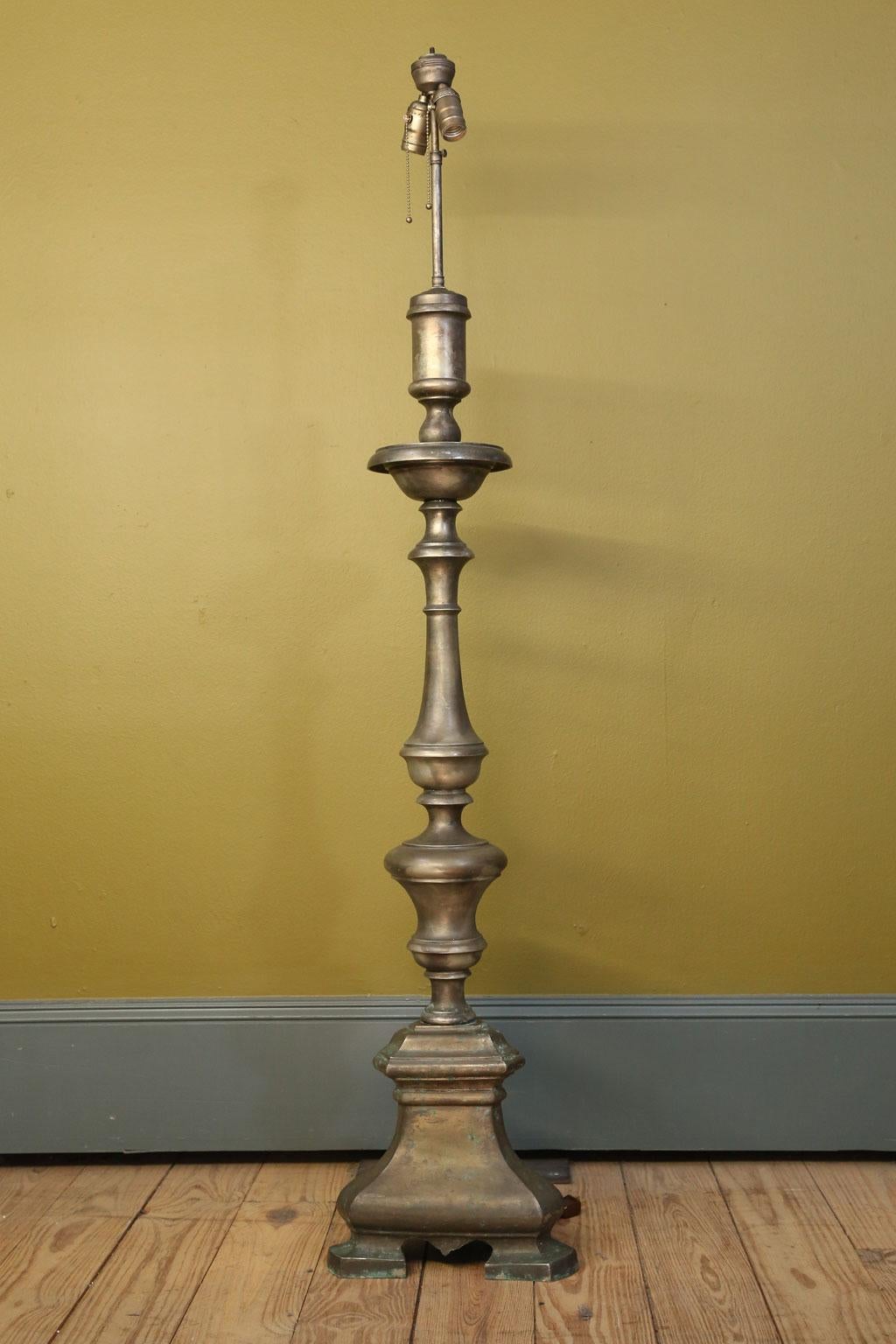 Baroque Revival Antique, Baroque-Style Belgian Floor Lamp