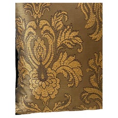 Almohada de plumón de brocado de bronce estilo barroco