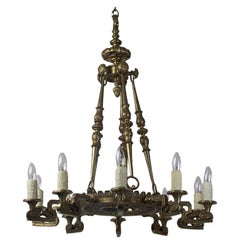 Baroque Style Bronze Light Fixture