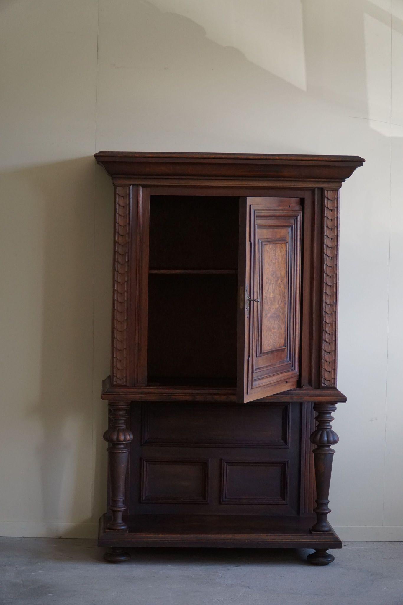 Mobile in stile barocco in Oak e Betulla, realizzato da un ebanista danese, anni '20 in vendita 7