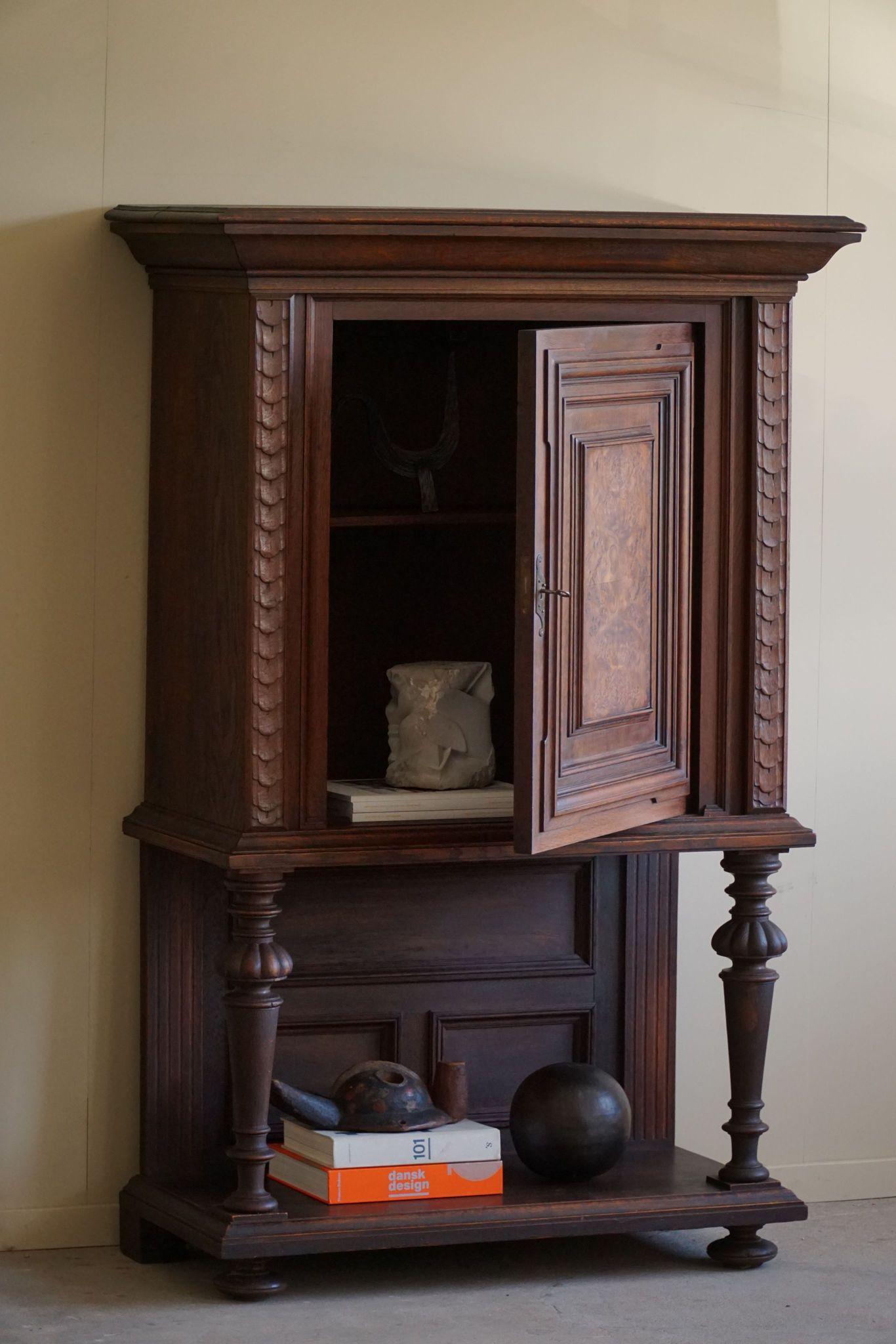 Art Nouveau Mobile in stile barocco in Oak e Betulla, realizzato da un ebanista danese, anni '20 in vendita
