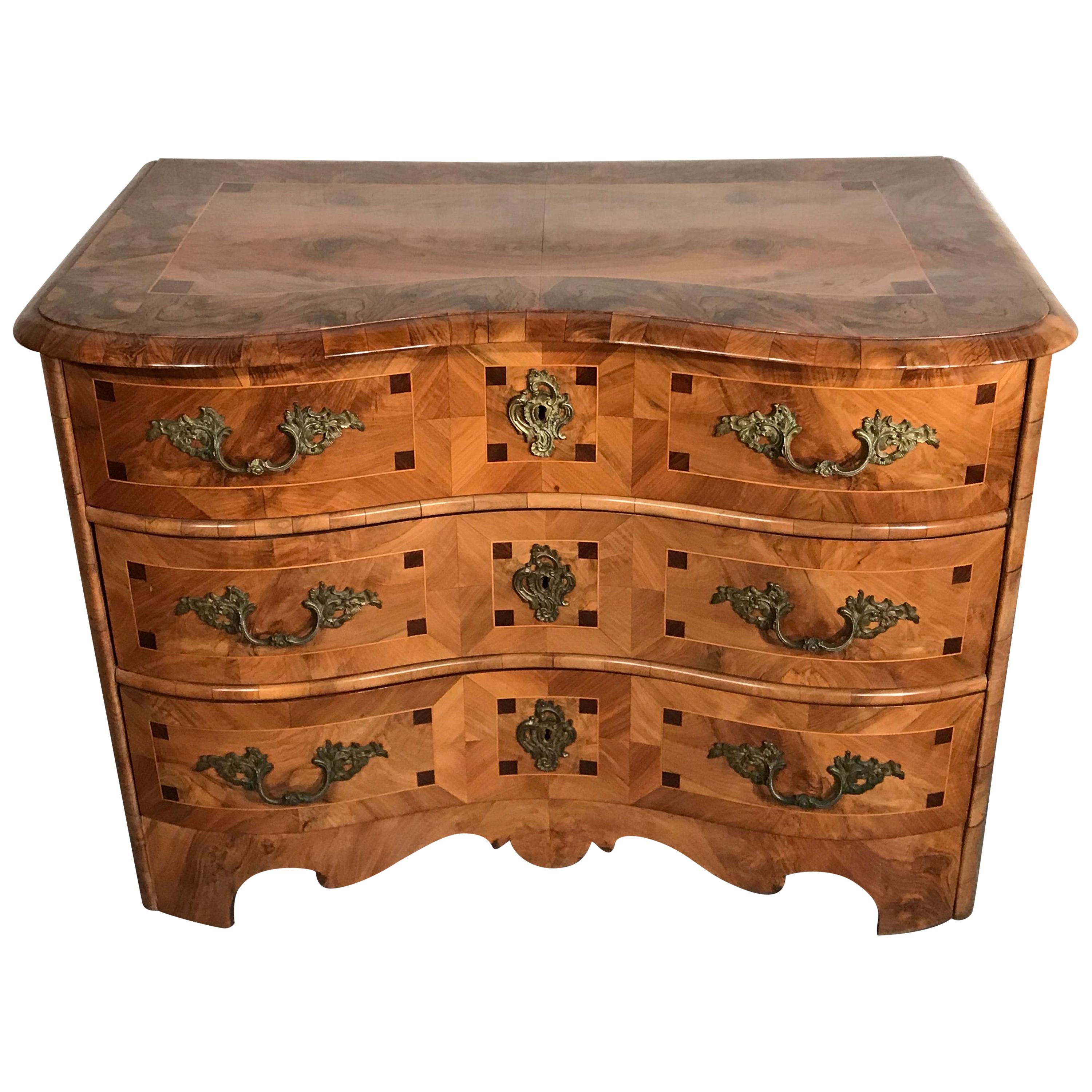 Baroque Style Chest of Drawers, Germany, 19th Century For Sale