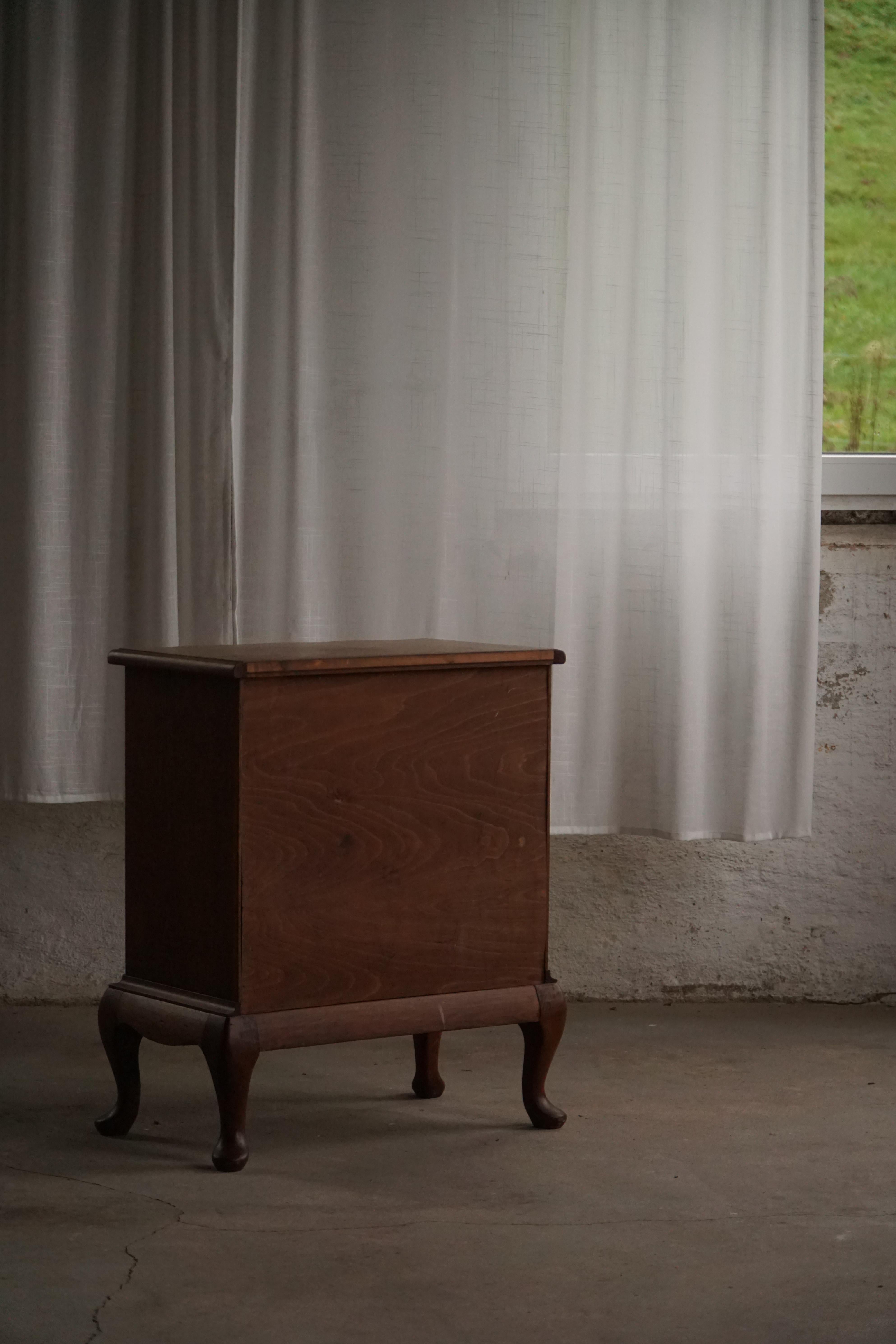 Baroque-Style Chest of Drawers in Oak, Danish Cabinetmaker, Early 20th Century in vendita 5