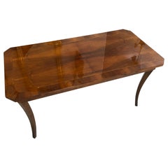 Baroque Style Coffee Table or End Table Made of Burl Wood Baroque Style Coffee Table or End Table Made of Burl Wood