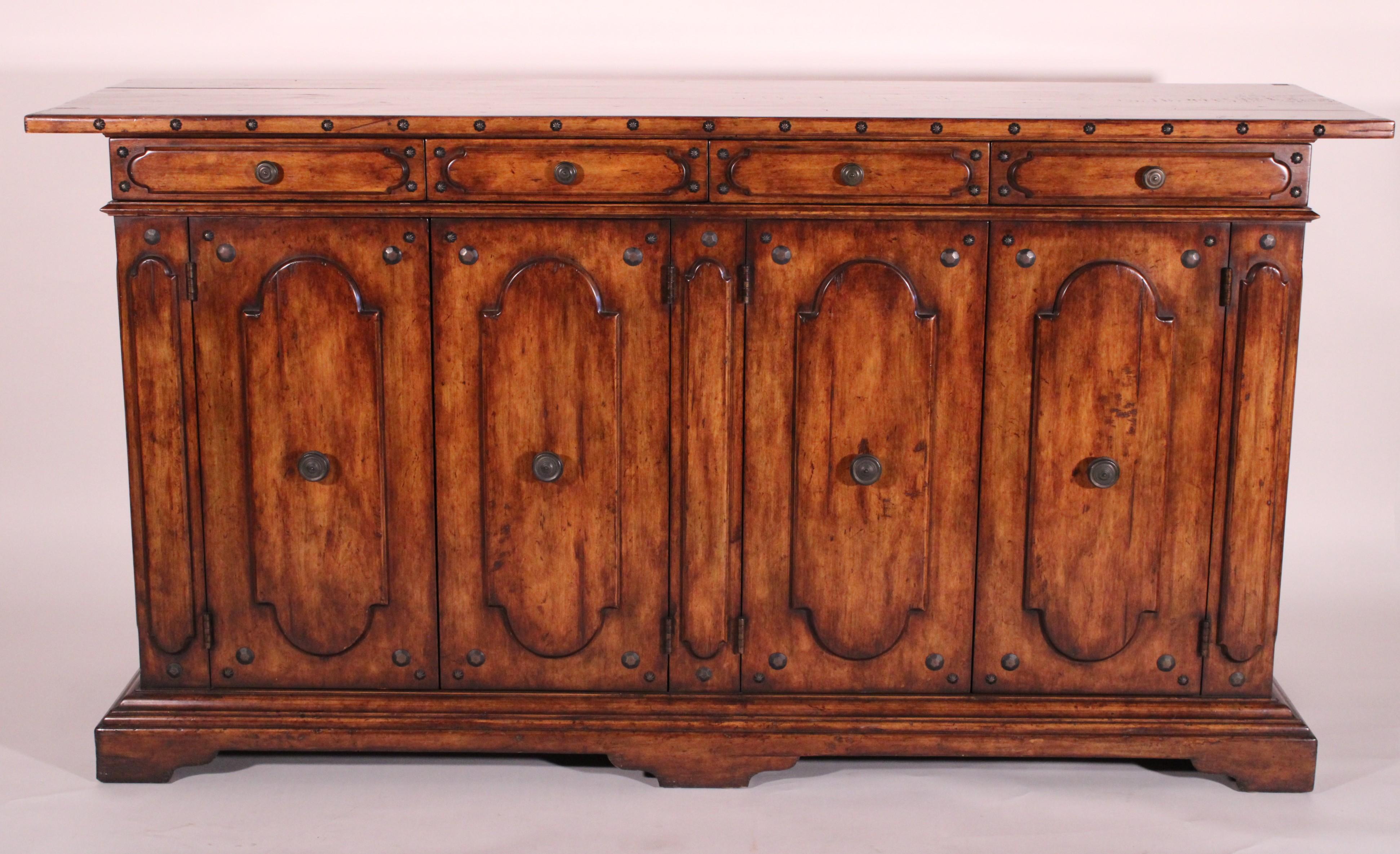 Baroque Style Credenza In Good Condition For Sale In Laguna Beach, CA